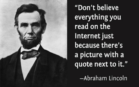 Image with fake Abraham Lincoln quote