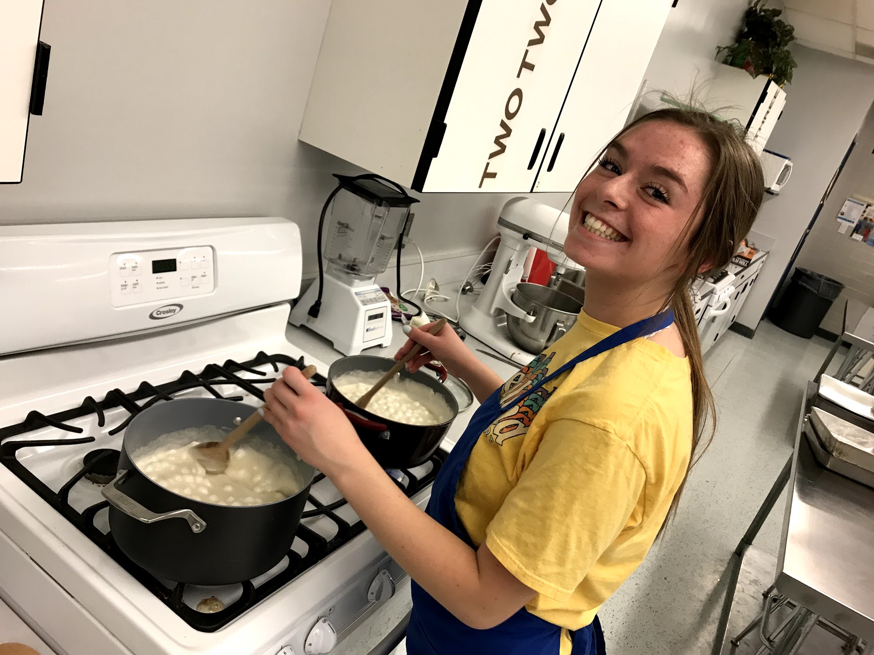 Fremont Student Making Fudge