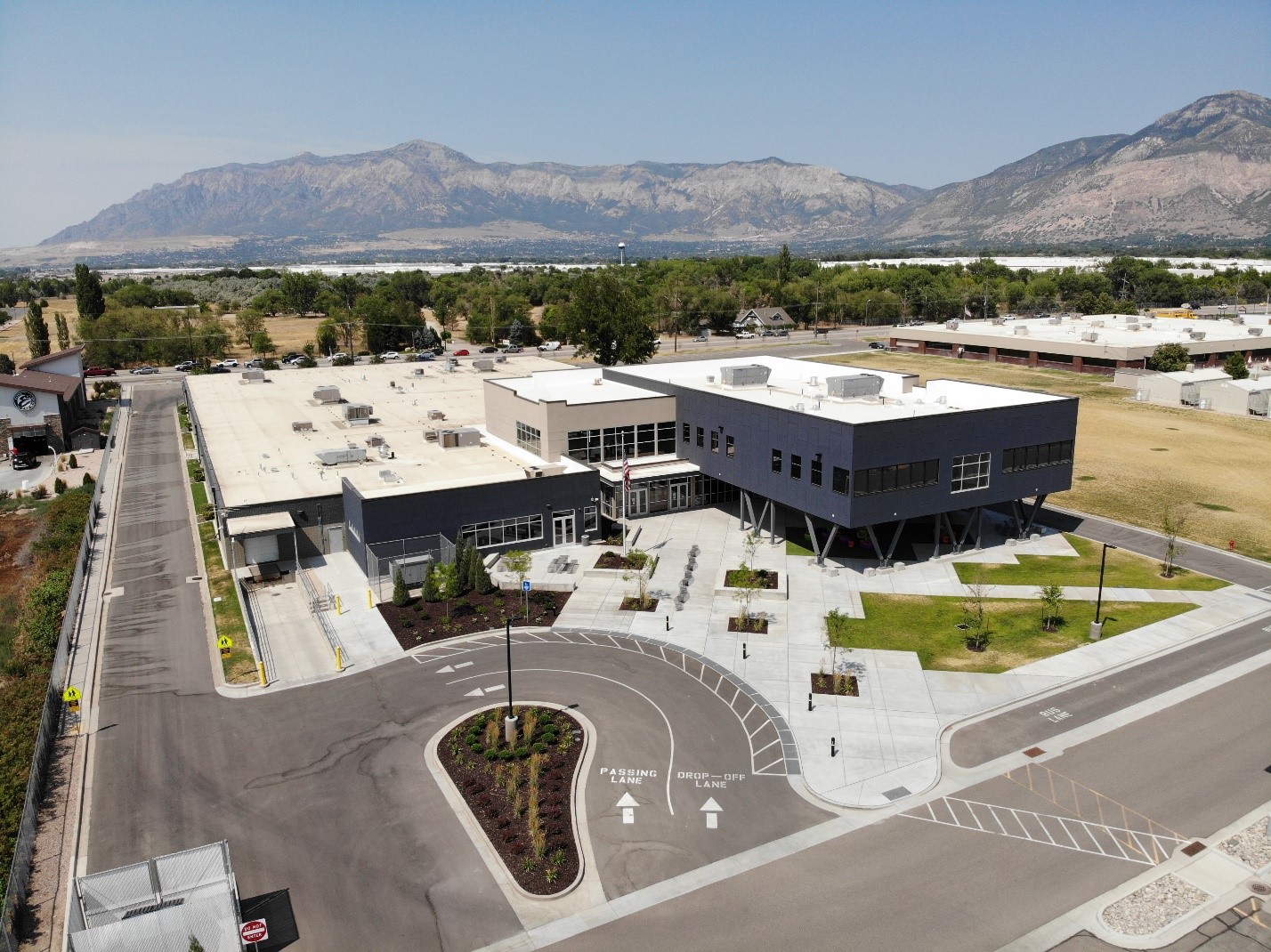 Aerial photo of Weber Innovation Center