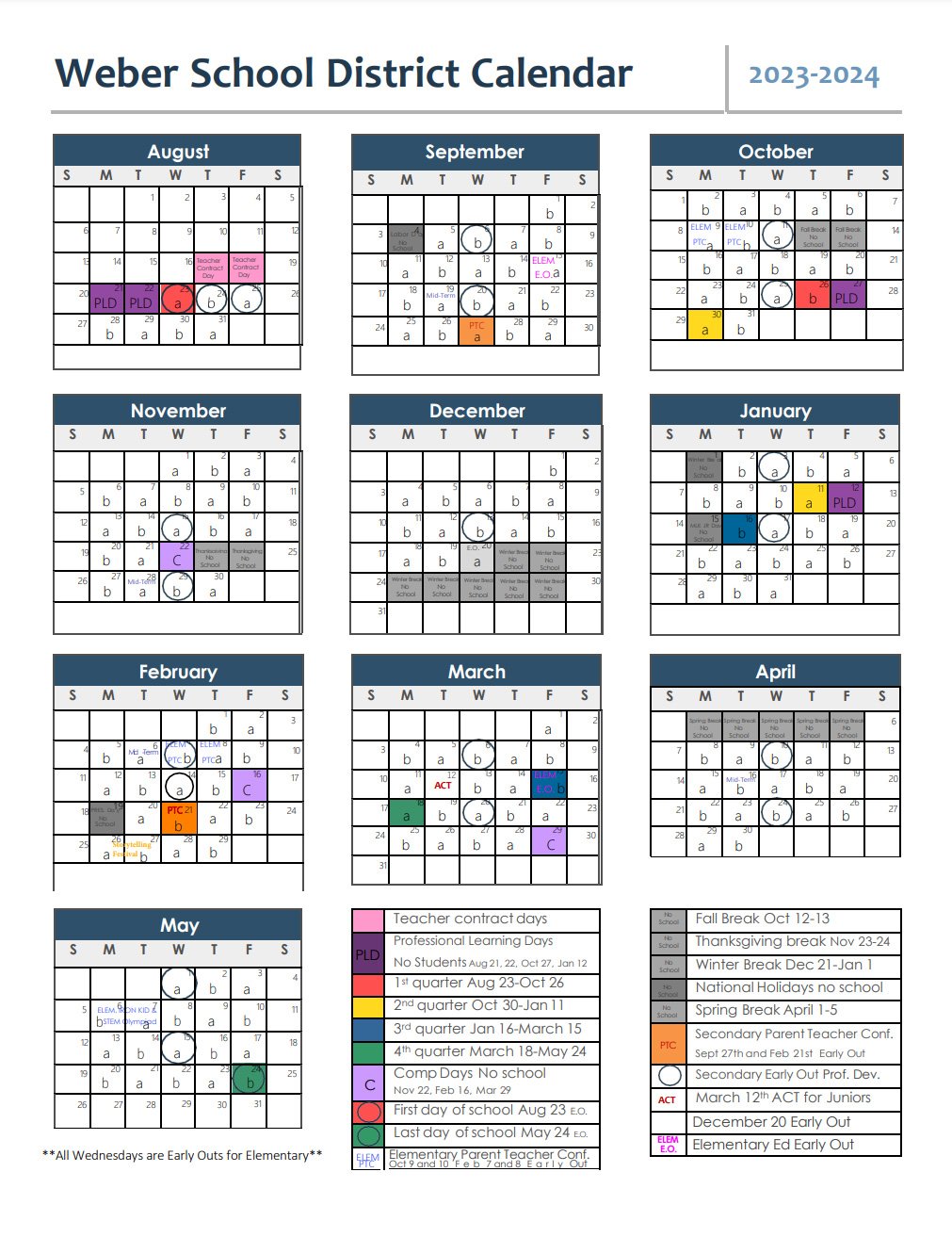 Calendar 2023-2024