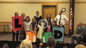 Lakeview Elementary Students Visit November Board Meeting