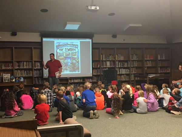 Author JR Simmons visits Farr West Elementary