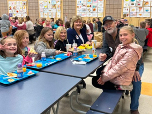 Plain City Elementary did &quot;Bring your grand to lunch!&quot;  The kids had a blast.