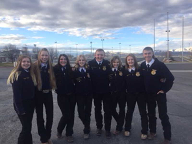 Fremont FFA Students competed in Tooele at the Desert Peak Contest. 