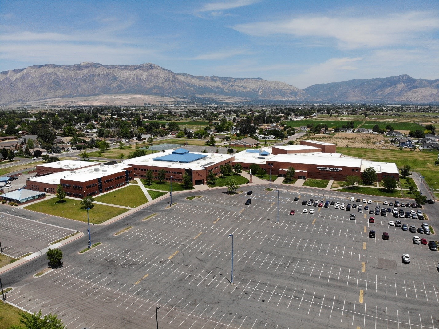Aerial photo of Fremont High School