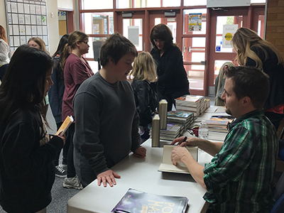 Municipal Elementary Students Meet Author Frank Cole