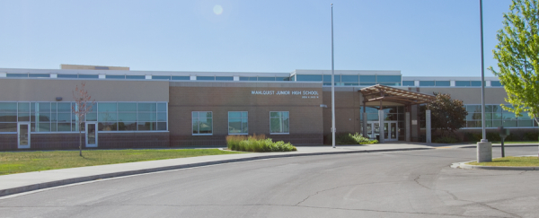 Picture of Wahlquist Junior High School.