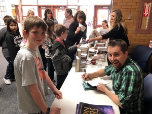 Municipal Elementary Students Meet Author Frank Cole