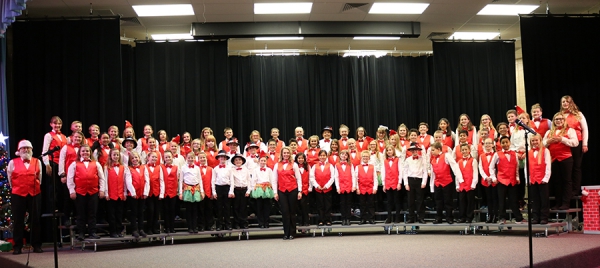 West Haven Elementary choir students host a concert for their families and the West Haven community